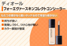ディオールフォーエヴァースキンコレクトコンシーラーとは?カラーの選び方や用途は?